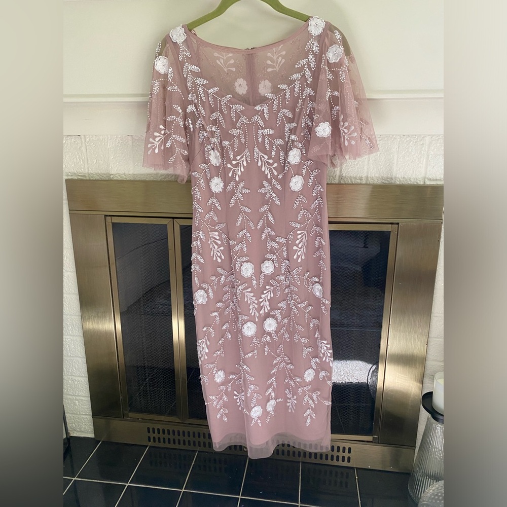 Beaded Adrianna Papell Dress